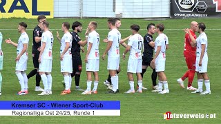 Highlights Kremser SC  Wiener SportClub Ostliga 2425 [upl. by Llenil]