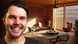 How to Make an Interior in Blender in 9 mins [upl. by Ennovehc450]