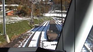 Cab Ride on the Bernina Railway Part 4 Li Curt to Tirano final part [upl. by Lukin]