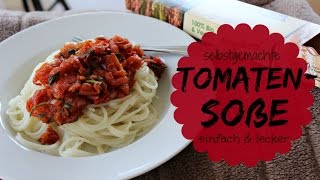 VLOG  SO mache ich meine Tomatensoße ♥  einfach frisch amp super lecker [upl. by Kimble]