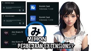 MIHON APP  APLIKASI BACA KOMIK MANGA MANHUA DAN MANHWA  MULTIPLE EXTENSIONS BERMASALAH [upl. by Dorfman]