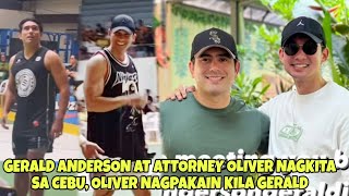 GERALD ANDERSON AT ATTORNEY OLIVER NAGKITA SA CEBU OLIVER NAGPAKAIN SA TEAM NILA GERALD [upl. by Parish420]