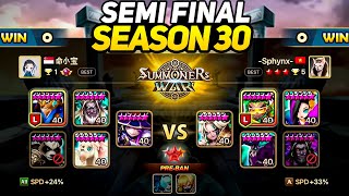 KELIANBAO Rank 1 vs SPHYNX Rank 4 Legend Tournament Season 30 Semi Final  Summoners War [upl. by Khosrow]