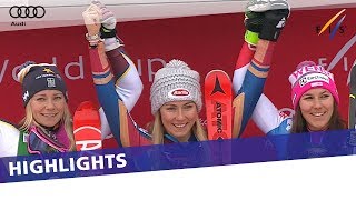 Shiffrin dominates slalom in Kranjska Gora for 40th career win  Highlights [upl. by Cohby840]