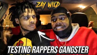 TESTING ZAY WILDS GANGSTA TO GET HIS REACTION HE TOOK MY CAR [upl. by Kimble397]