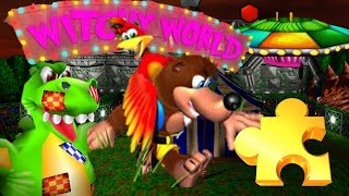 Collecting ALL JIGSAWS in WITCHYWORLD Banjo Tooie  Halloween Scareathon 3 [upl. by Nea]