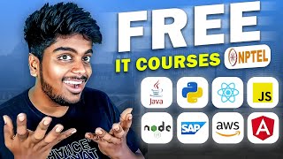 All IT Courses FREE with certification😱  NPTEL  Government approved free IT Course in Tamil [upl. by Treboh]