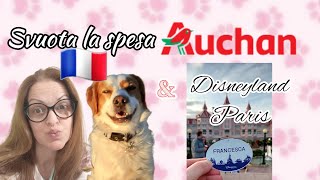 🛒Auchan Francia🛒svuota la spesa🛍Disneyland Paris🗼 [upl. by Faxon55]