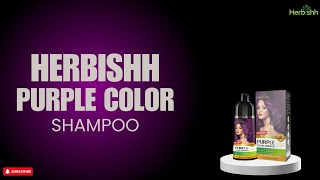 Experts Recommend Herbishh Purple Color Shampoo  Herbishh [upl. by Leblanc41]