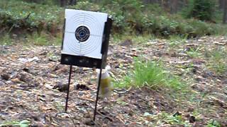 Airgun QB78 PCP 45mm distance 50m [upl. by Klatt650]