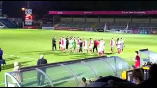 04052016 Harriers Academy lift the FCYA League Cup [upl. by Zetnahs]