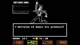 Undertale  Mettaton EX fight theme 1 hour [upl. by Serrell332]