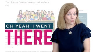 Homeschool Methods  What I really think about them [upl. by Ilam]