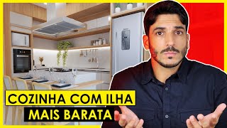 COZINHA COM ILHA  QUANTO CUSTOU PARA DECORAR [upl. by Yancy212]