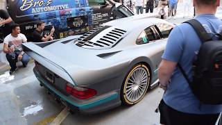 Mercedes CLK GTR Exhaust Start Up Revs  BC Gold Rush Rally 2018 Boston [upl. by Iruam918]