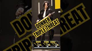 Donner Triple Threat Guitar Pedal in collaboration with Jack White guitar guitarpedals jackwhite [upl. by Hakaber]