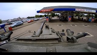 Going to the petrol station in a Tank to fill up [upl. by Eatnhoj656]