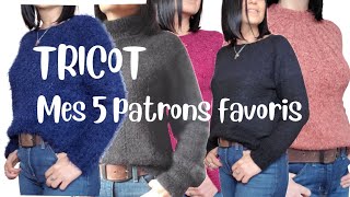 TRICOT TOP 5 PATRONS PREFERES [upl. by Puto]