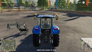 How to put a front loader on a tractor Farming Simulator 19 [upl. by Ronoel]