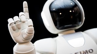 La última generación del robot humanoide de Honda ASIMO ha hecho su debut europeo hoy en Bruselas [upl. by Minor970]