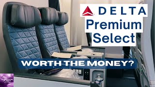 Delta Premium Select Luxury Flight Experience from Amsterdam to Seattle [upl. by Weitman660]