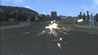 Assetto corsa F1 Rear camera Oscar Piastri  2024 Belgium Grand Prix [upl. by Trevorr]