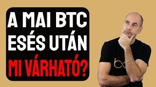 A MAI BITCOIN ESÉS UTÁN MI VÁRHATÓ Részletek [upl. by Neirb797]