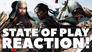 924 State of Play Reaction GHOST OF YOTEI DYNASTY WARRIORS ORIGINS MONSTER HUNTER [upl. by Aohk]