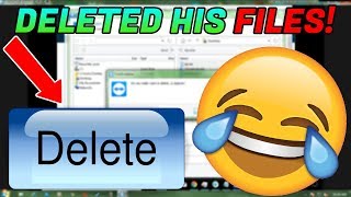 SCAMMER RAGES WHEN I DELETE HIS FILES [upl. by Iam]