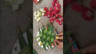 ganneru leaves and rose garlandvinayakachaviti special background decorations [upl. by Fabian]