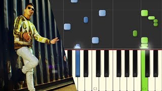 lAlgerino  Va bene  Piano Tutorial  Synthesia cover [upl. by Ylsew]