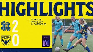 Hashtag United Women vs Oxford United Women highlights [upl. by Vevine144]