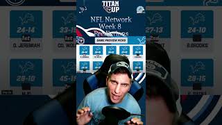 Tennessee Titans vs Detroit Lions NFL Network Week 8 picks 10 out of 10 against Titans fan reaction [upl. by Pickar707]