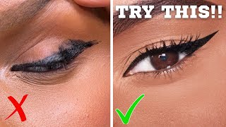 EASIEST Eyeliner Tutorial for Hooded Eyes [upl. by Kareem]