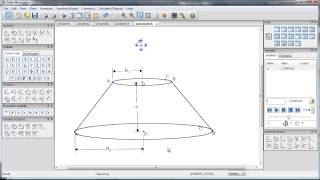 Creating a Frustum in Math Illustrations [upl. by Yoreel]