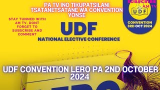 UDF ELECTIVE CONFERENCE AT COMESA HALL IN BLANTYRE 2024  PRESENTED BY BRIAN BANDA amp CATHY MAULIDI [upl. by Terces]