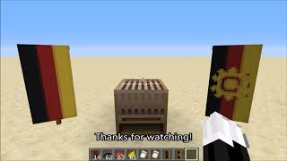 Minecraft  Banner Tutorial West and East Germany [upl. by Emrich184]