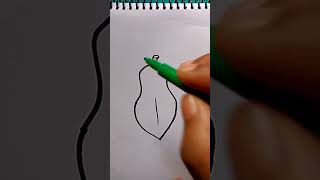 Easy draw papaya art drawingideas 2 [upl. by Conroy]