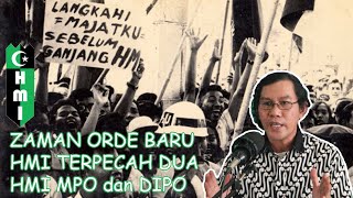 Syafinuddin AlMandari  Dinamika Perpecahan HMI MPO  HMI DIPO di Era Orde Baru 1986 [upl. by Nnyliram]