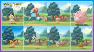 Pokémon Brilliant Diamond amp Shining Pearl All Daily Rare Pokemon in Trophy Garden [upl. by Lemmor]