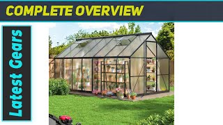 AirWire 8x14 FT Quick Setup Polycarbonate Greenhouse for Your Garden Oasis [upl. by Hazen766]