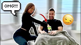 PRINGLES PRANK ON GIRLFRIEND [upl. by Nidnerb61]