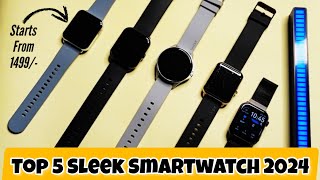 Top 5 Sleek amoled Display calling smart watch • New Smartwatch range • Smartwatch under 2000 [upl. by Gettings]