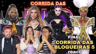 FINAL CORRIDA DAS BLOGUEIRAS 5  REACT [upl. by Naerad635]