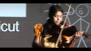 TEDxNITCalicut  Violinist Aathira defines Music in her terms [upl. by Cleaves]