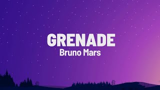 Bruno Mars  Grenade Lyrics [upl. by Middlesworth]