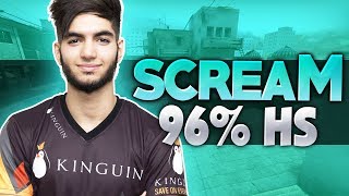 ScreaM 96 Headshot Ratio in FPL POV  CSGO [upl. by Nosirb]