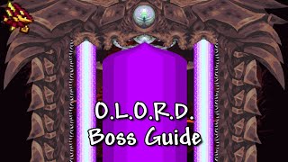 Terraria Qwertys Bosses and Items  OLORD Boss Guide [upl. by Aneris]