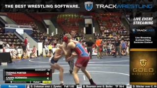 214 Schoolboy 84 Thomas Porter Illinois vs Caden Horwath Michigan 6333877104 [upl. by Aihsek]