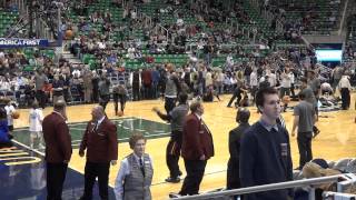 Miami Heat warming up  ES Arena March 2 2012 [upl. by Hildegaard]